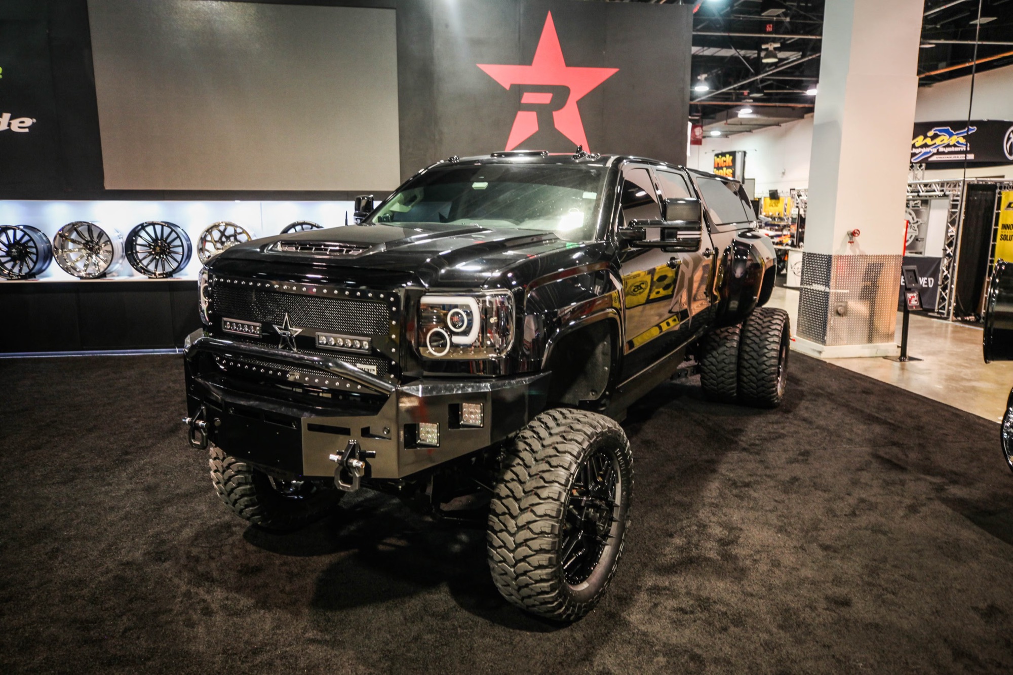 Lifted RBP show truck on forged wheels